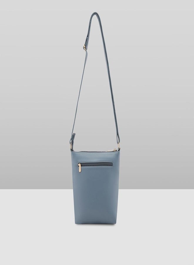 كابريس حقيبة كابريس جونو كروسبودي صغيرة زرقاء للنساء | حزام قابل للتعديل لراحة الارتداء | حقيبة كروسبودي أنيقة ومتعددة الاستخدامات للاستخدام اليومي والسفر والمناسبات الخاصة - Image 2